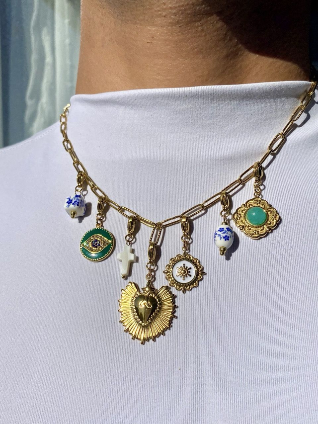 Collier charms Dolorès