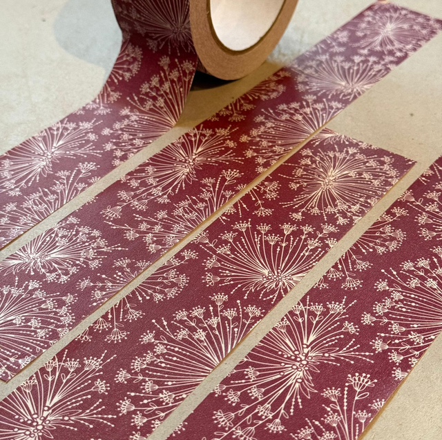 Klebeband 5cm/50m Traumblume bordeaux