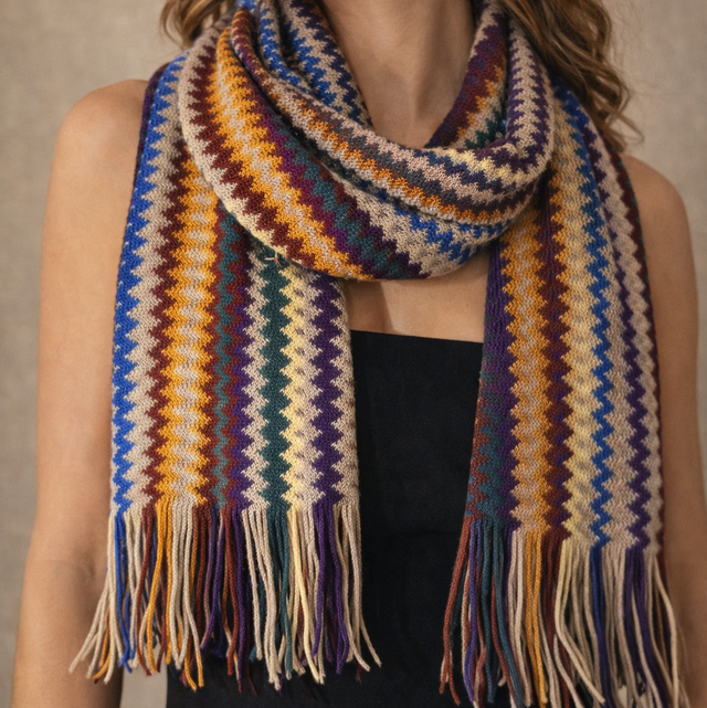 SCIARPA zig zag multicolor - MISSONI