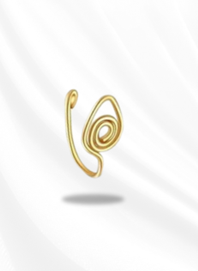 Faux piercing de nez Sierra doré