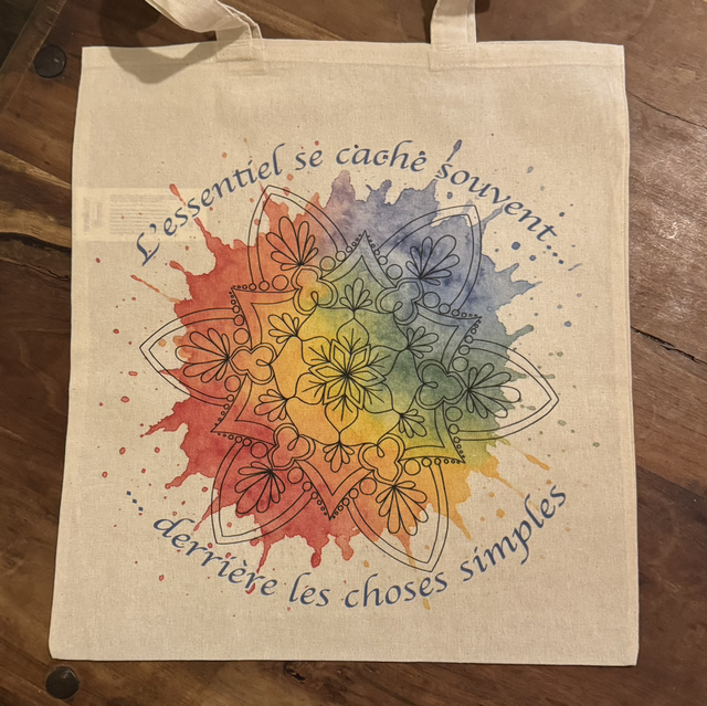 Tote bag mandala 