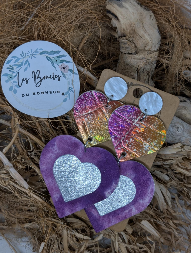 Boucles d&#039;oreilles Marie Laure ml010 violet 