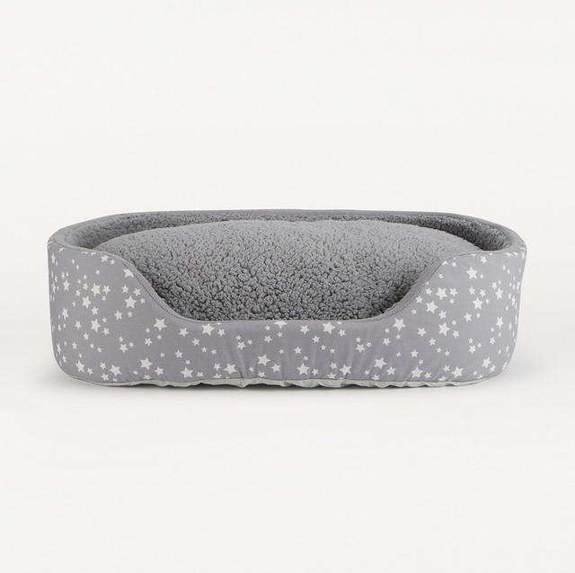 Star Print Dog Bed