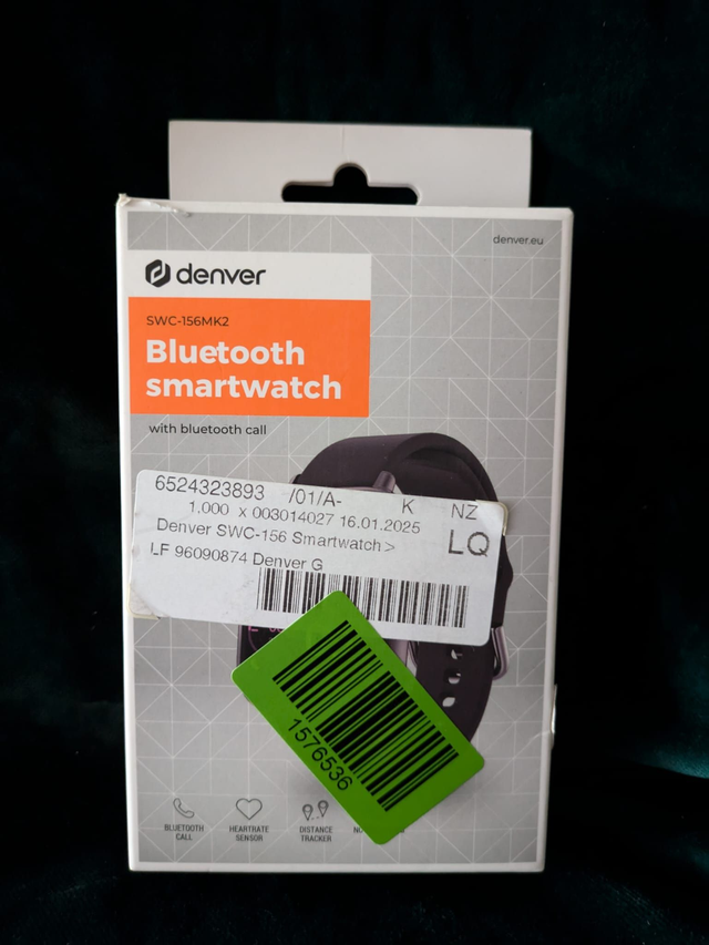 Denver SWC-156MK2 Bluetooth Smartwatch – neu, originalverpackt