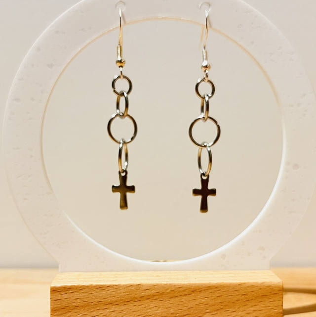 Croix en cascade - Pièce Unique 