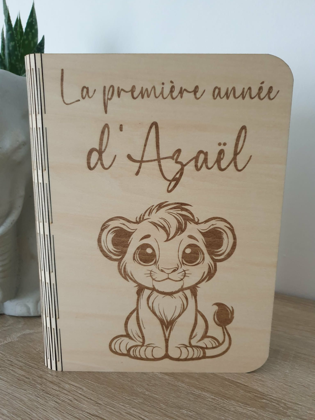 INTEMPOREL - livre souvenir en bois gravé