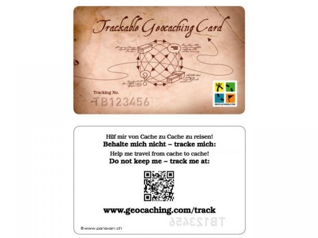 Trackable Geocaching Card (TGC) 