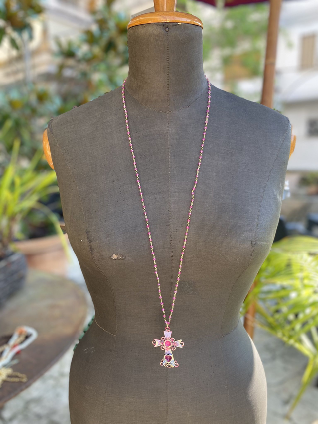 Croce  - collana lunga 