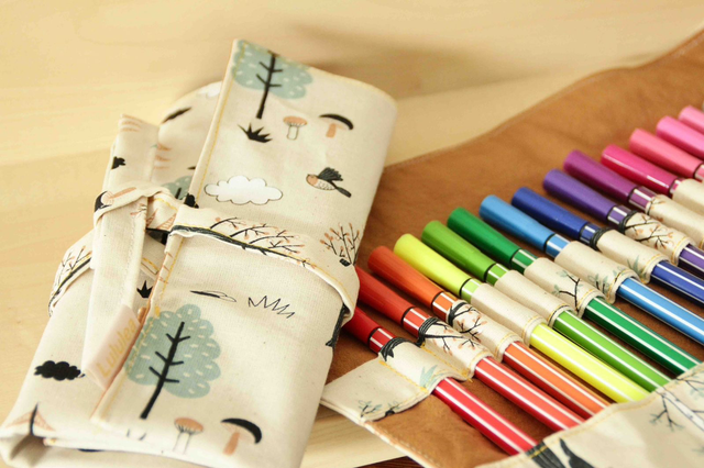 Rollendes StifteMäppchen, Stifte-Organizer, Malen und Schreiben 