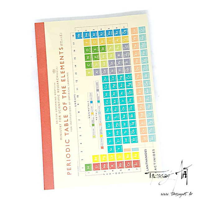 REX LONDON - CARNET DE NOTES CHIMIE A5 - RE002