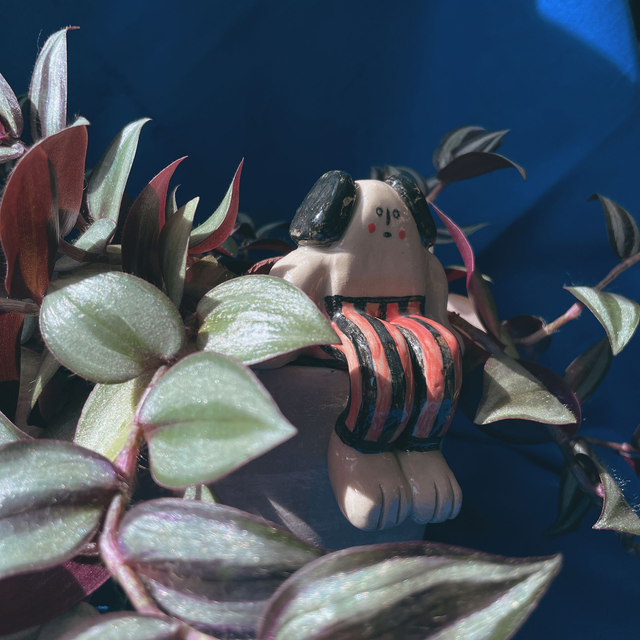 Chien - bonhomme de décoration 