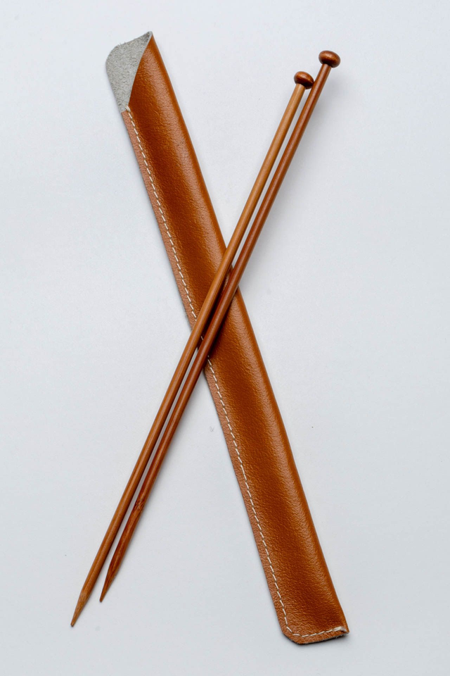 Aiguille à tricoter bois