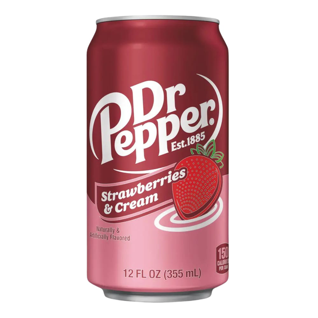 Dr Pepper Fraise à la Crème 355ml