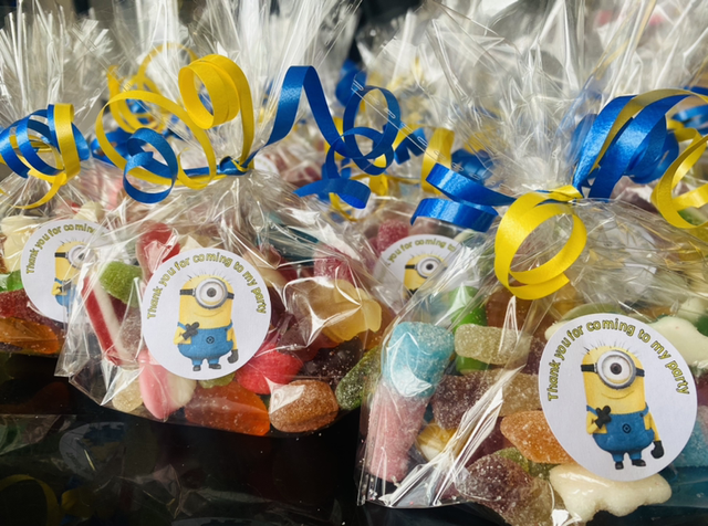 Party favours Minion sweet bags 
