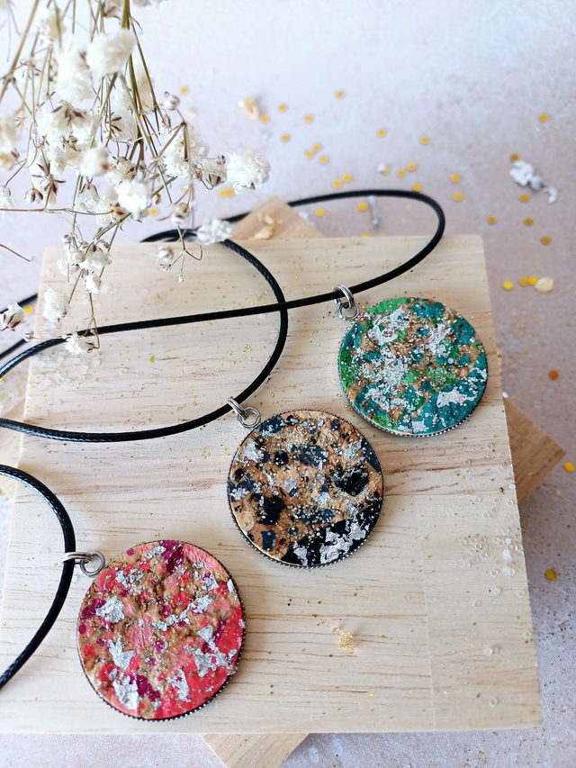 &quot;Les Étincelles&quot; - collier liège 