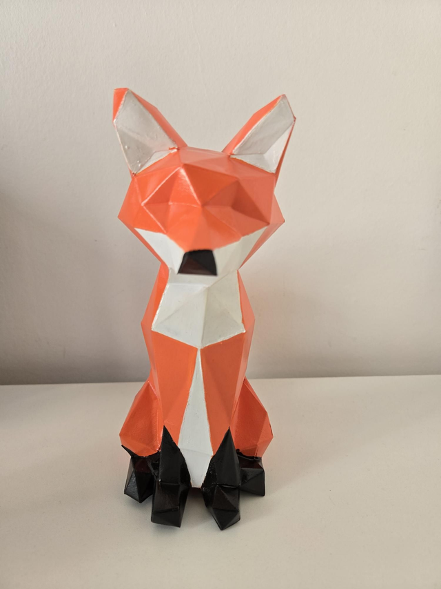 Sélénix - Renard Papercraft Poétique et Décoratif