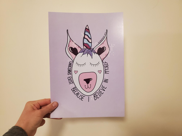 &quot;Unicorns Exist&quot; Art Print
