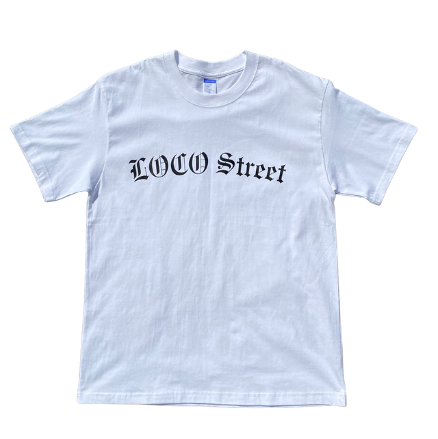 WHITE TEE STREET loco clothings® 