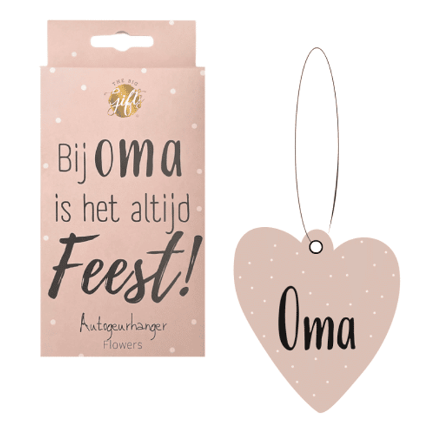 Autogeurhanger | Bij oma is het altijd feest