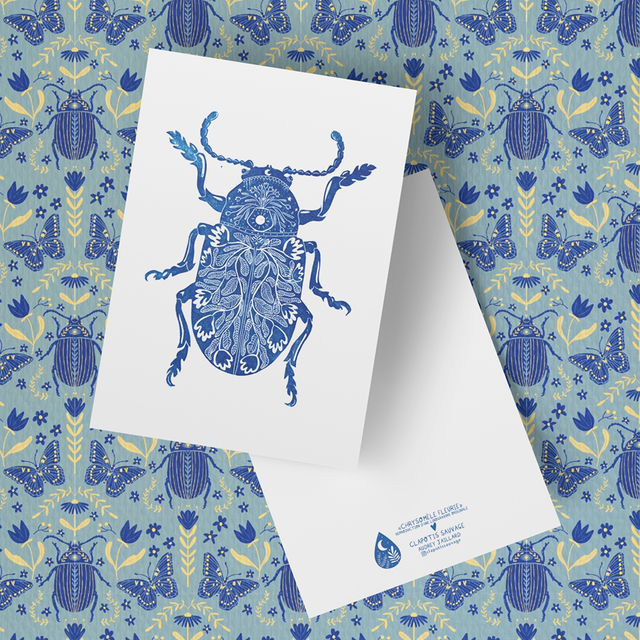 Carte La chrysomèle