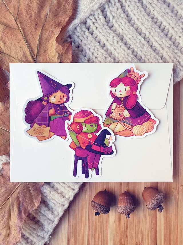 Sticker «Coline et le papillon lune »