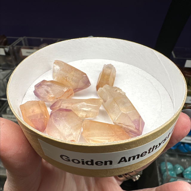 Golden Amethyst Chunks 