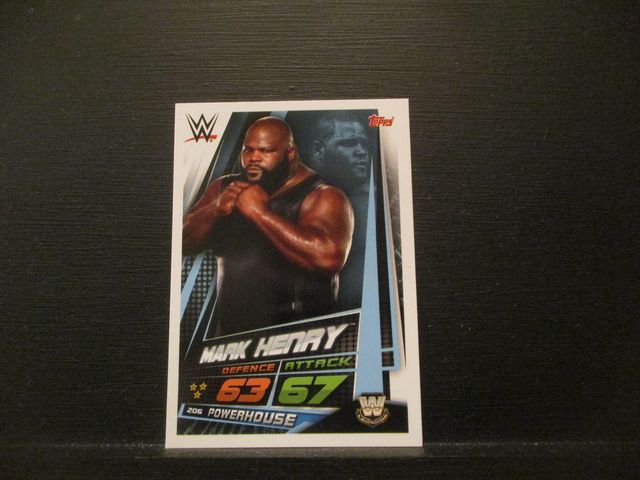 Mark Henry - W Legends Slam Attax Universe Original Trading Card #206