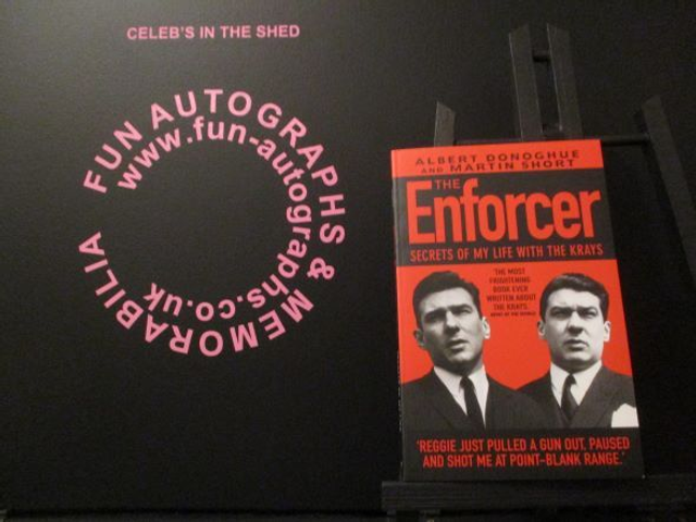 Albert Donogue - 'The Enforcer' Authentic Autographed Paperback Book