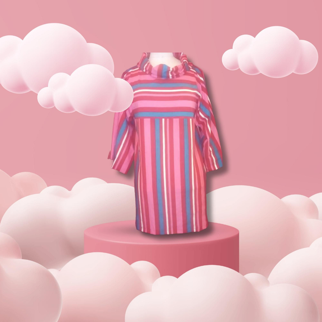 Robe tunique Gilda rayée 