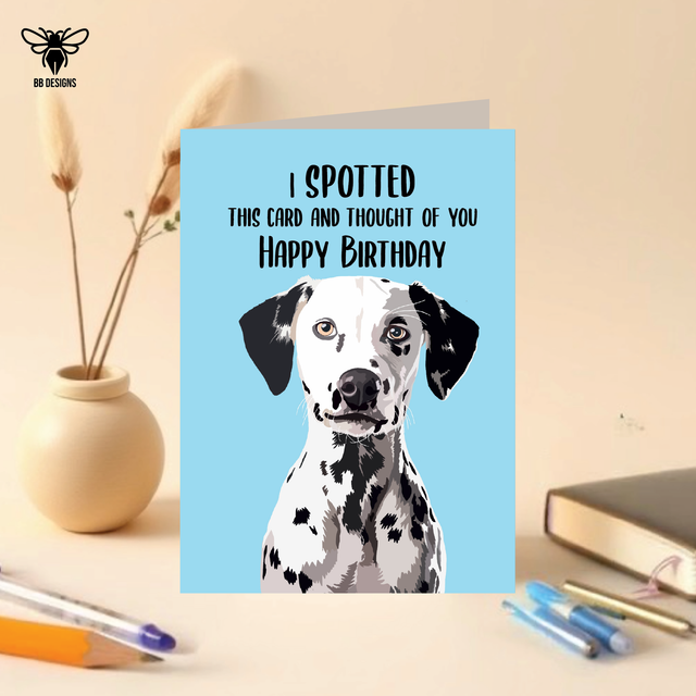 Dalmatian - Birthday Card