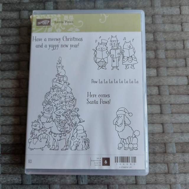 Santa Paws stamp set 