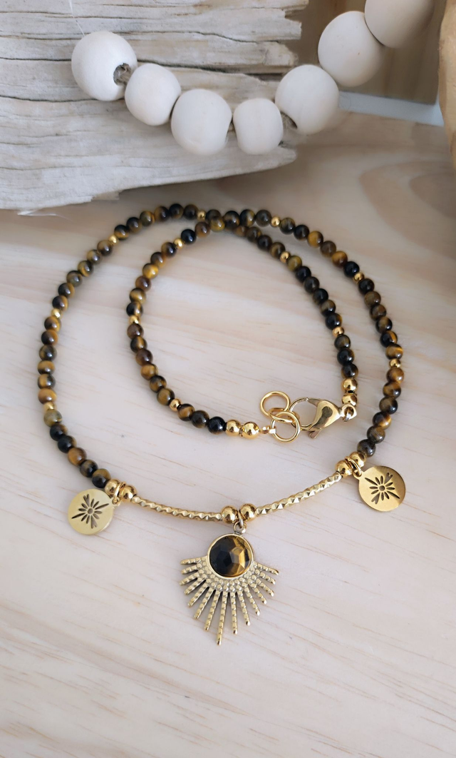 Collier "Protection" Oeil de tigre