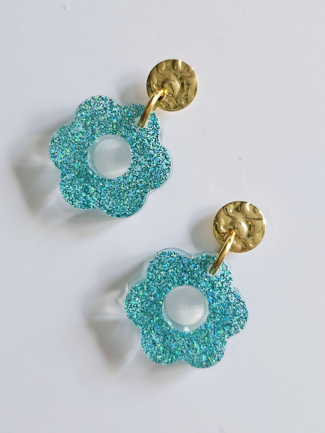 CREOLES BLEU-VERT EDEN A MATCHER