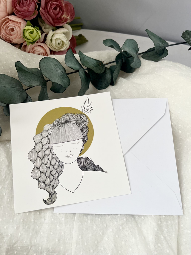 Carte postale carrée  