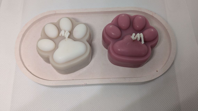  Bougie patte de chat 