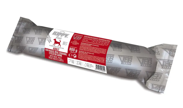 Kippy Beef, rice & vegetables (su jautiena, ryžiais ir daržovėmis) dešra šunims 800g