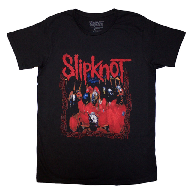 Slipknot Unisex T-Shirt: Band Frame (Black)