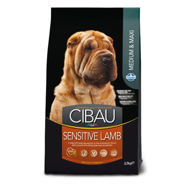 CIBAU SENSITIVE AGNELLO MED/MAX 12 KG