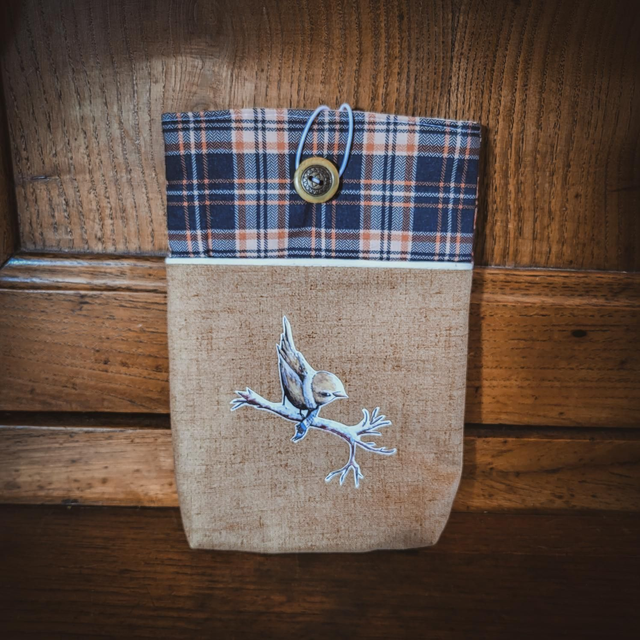 Pochette à livre "Petit Moineau" - Format livre poche