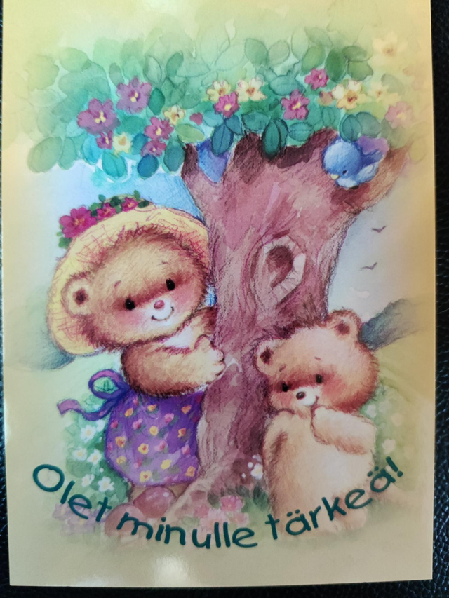 Postikortti Olet minulle tärkeä!