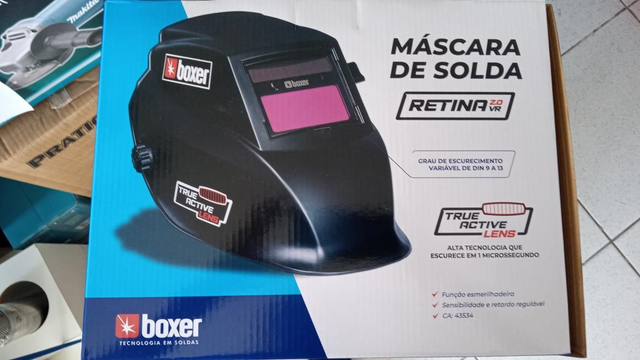 Máscara Solda Automática Boxer 2.0