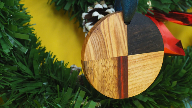 Boule de Noël Patchwork