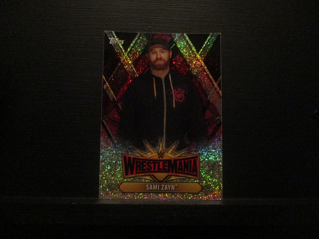 Sami Zayn - Champions Wrestlemania Original Trading Card #WM-18