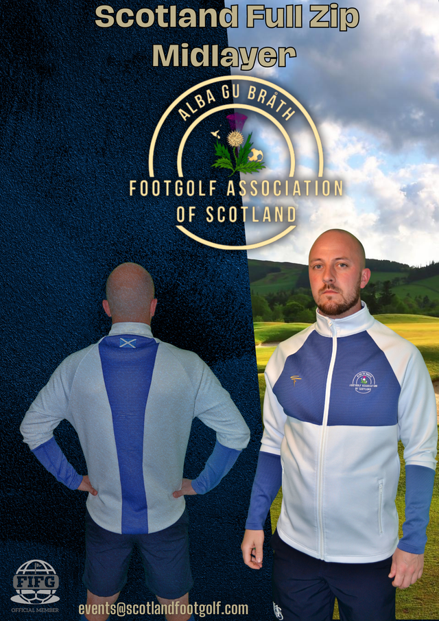 FootGolf Association of Scotland Full Zip Midlayer