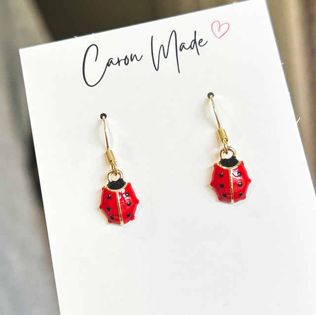 Ladybird earrings