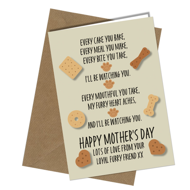 #136 I'll Be Watching You | Mother's Day Card From The Dog