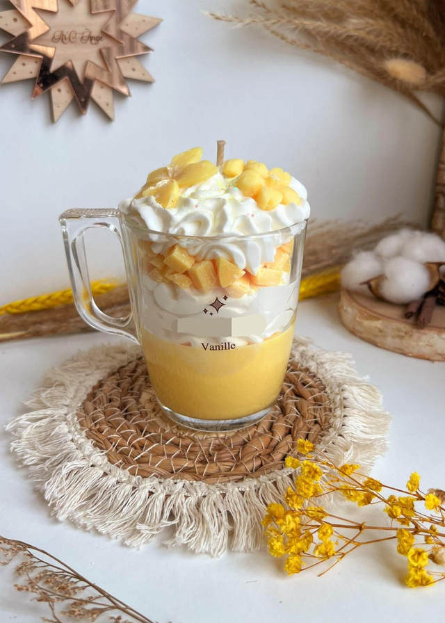 BOUGIE GOURMANDE " VANILLE INTENSE"