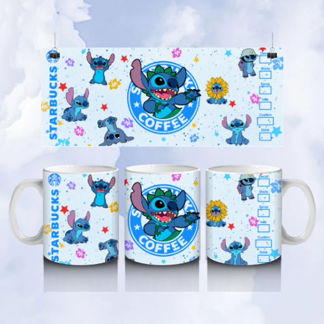 Mug Starbuck Stitch Paillettes 