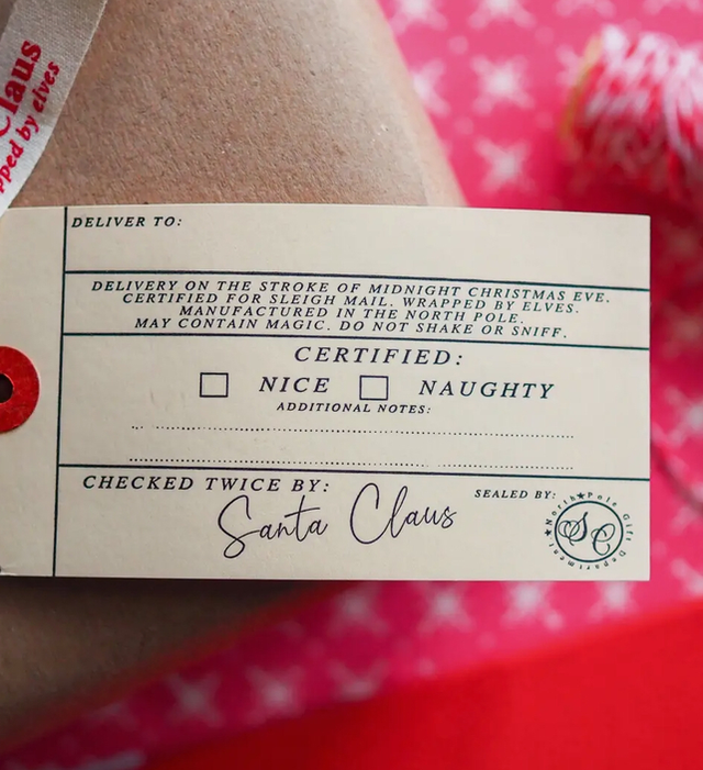 Saint’s Gift Label