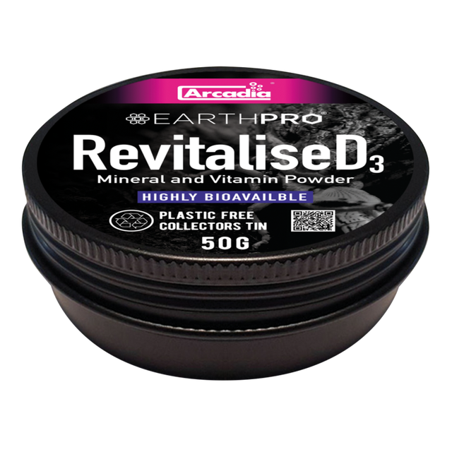 Arcadia EarthPro RevitaliseD3 – Complément vitaminé pour reptiles
